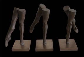 Classical ballet sculptures in bronze